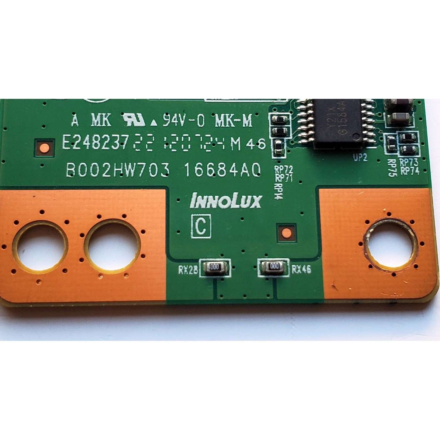 T-CON ORIGINAL PARA TV WESTINGHOUSE / NUMERO DE PARTE 7ADDJ1012 / M0050500R / AM3328000A/ E248237 / B002HW703 / PANEL C430Y19-5C / DISPLAY V430DJ1-Q01 REV.D2 / MODELO WR43UX4210 / E550AE43C / 43MAW804 / LT-43MAW804 / 50S451 - Imagen 3