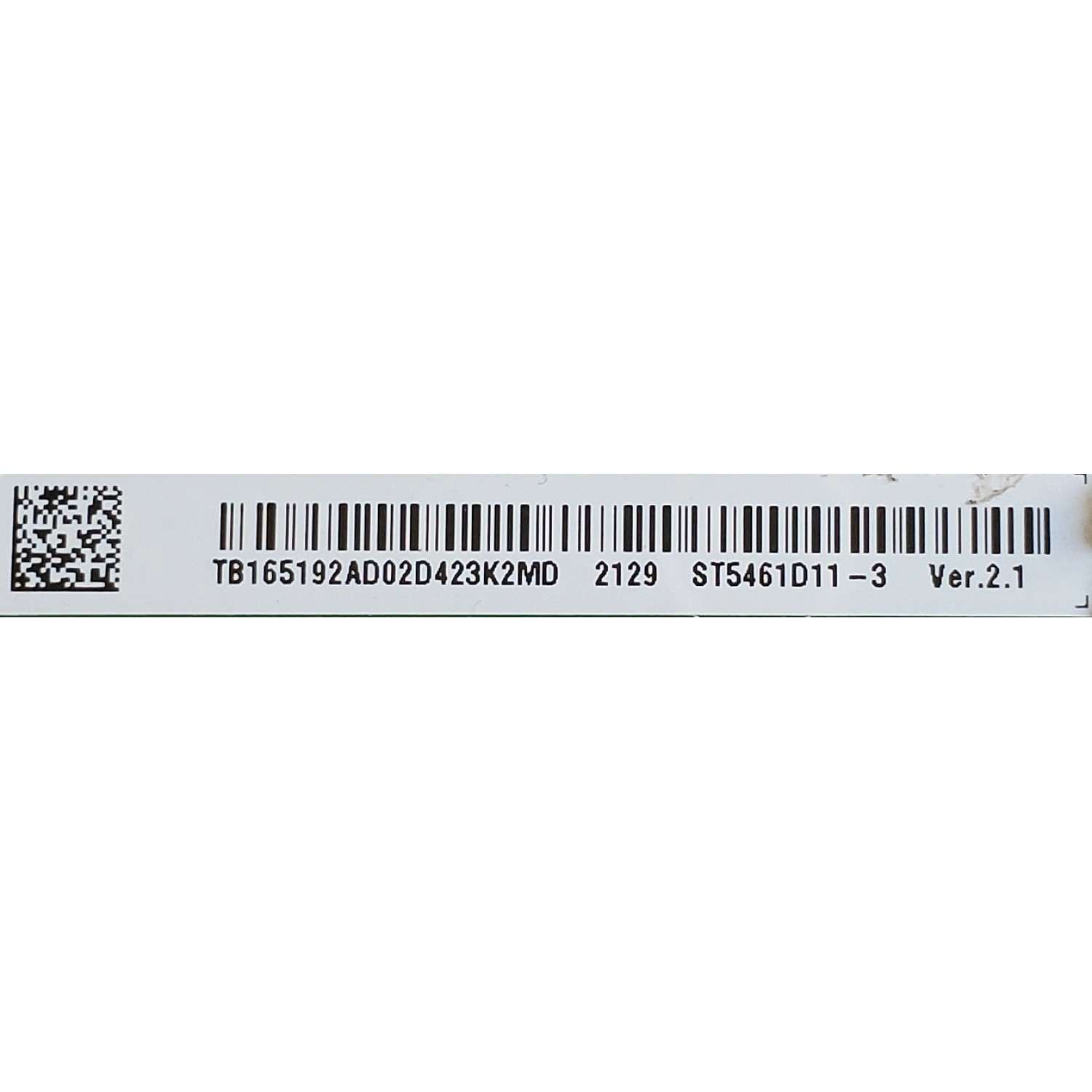 T-CON PARA TV JVC / NUMERO DE PARTE 309021WDX550U016 / DCBDP-C260A_13 / 21080702101013 / 309021VVDX550U1016 / DISPLAY ST5461D11-3 VER.2.1 / PANEL CX550DLEDM / MODELO LT-55EC3512 - Imagen 2
