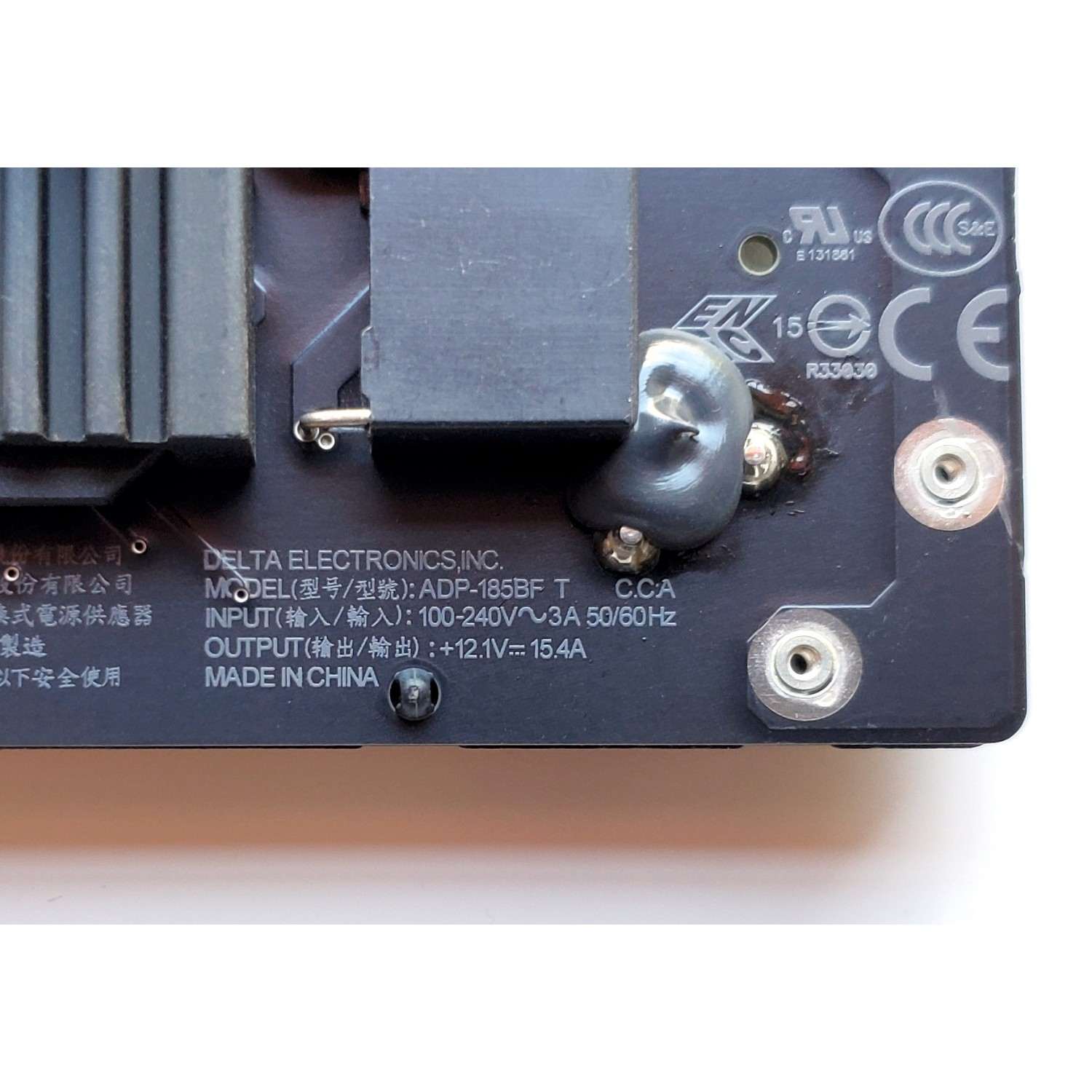 FUENTE DE ALIMENTACION PARA IMAC APPLE / NUMERO DE PARTE ADP-185BF T / MODELO A1418 21,5" - Imagen 4