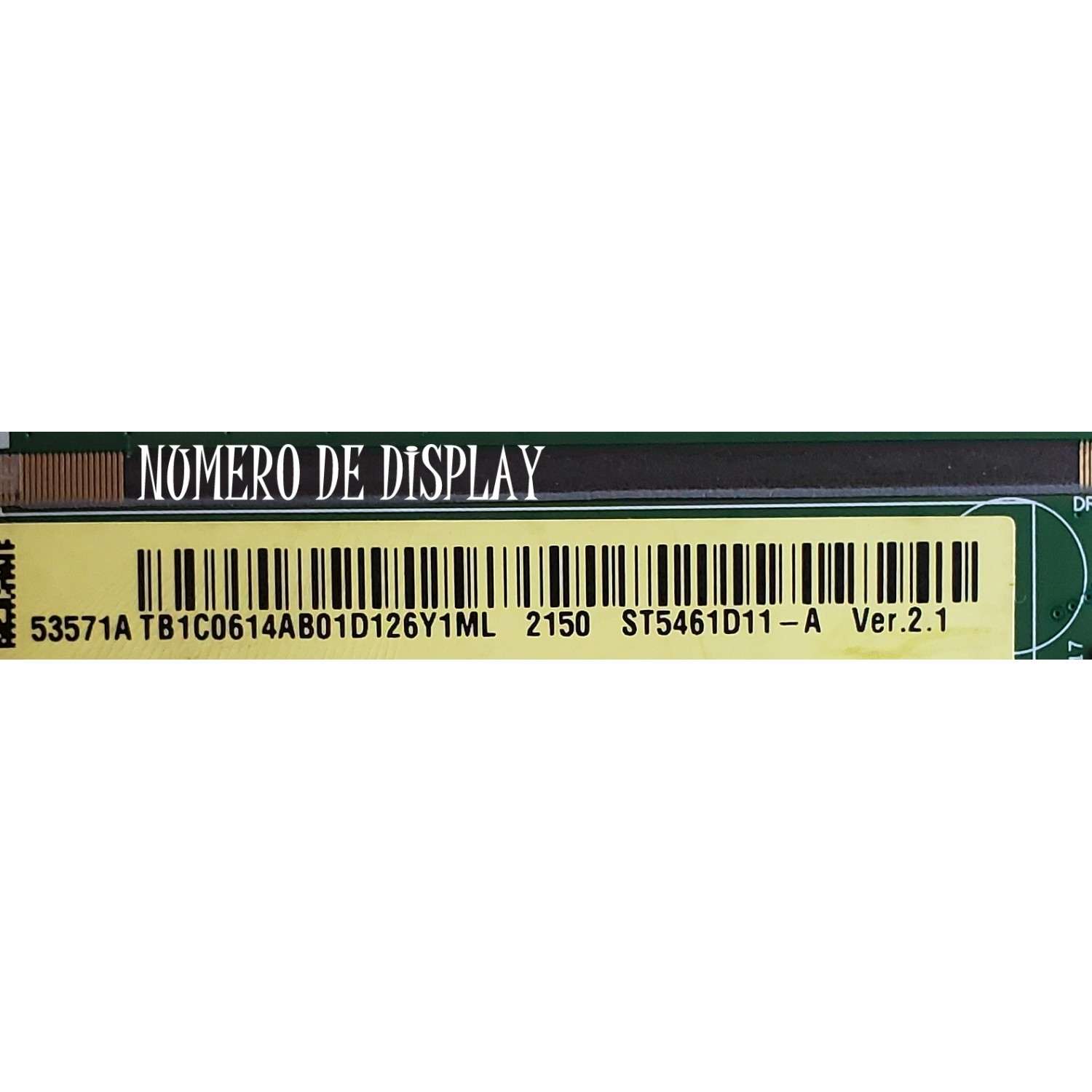 MAIN PARA TV SAMSUNG COMERCIAL 4K·UHD / NUMERO DE PARTE BN94-17487B / BN41-03034A / BN97-19502E / BN97-19501A / BN9417487B / PARTES SUSTITUTAS BN94-17487N / BN94-17936J / DISPLAY ST5461D11-A VER.2.1 / BN96-53571A / BN9653571A / MODELO LH55QBBEBGCXGO - Imagen 2