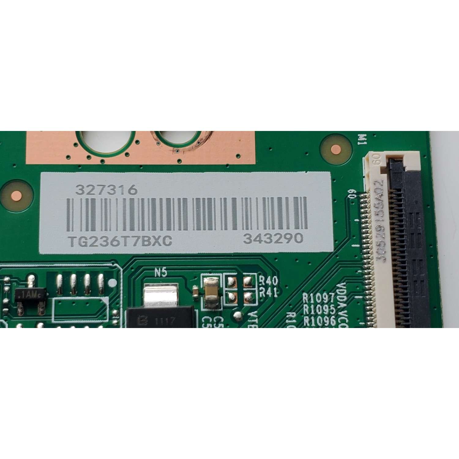 T-CON PARA TV HISENSE / NUMERO DE PARTE 327316 / RSAG7.820.12804/ROH / 343290 / H41802PNS89A / PANEL HD550Y1U74-T0LG\S0\GM\MCKD3A\ROH / HD550H1U71-T0L3\S0\GM\ROH / DISPLAY HF550QUB-F20 / MODELOS 55A65KV / 55A6KV / 55A7GV - Imagen 3