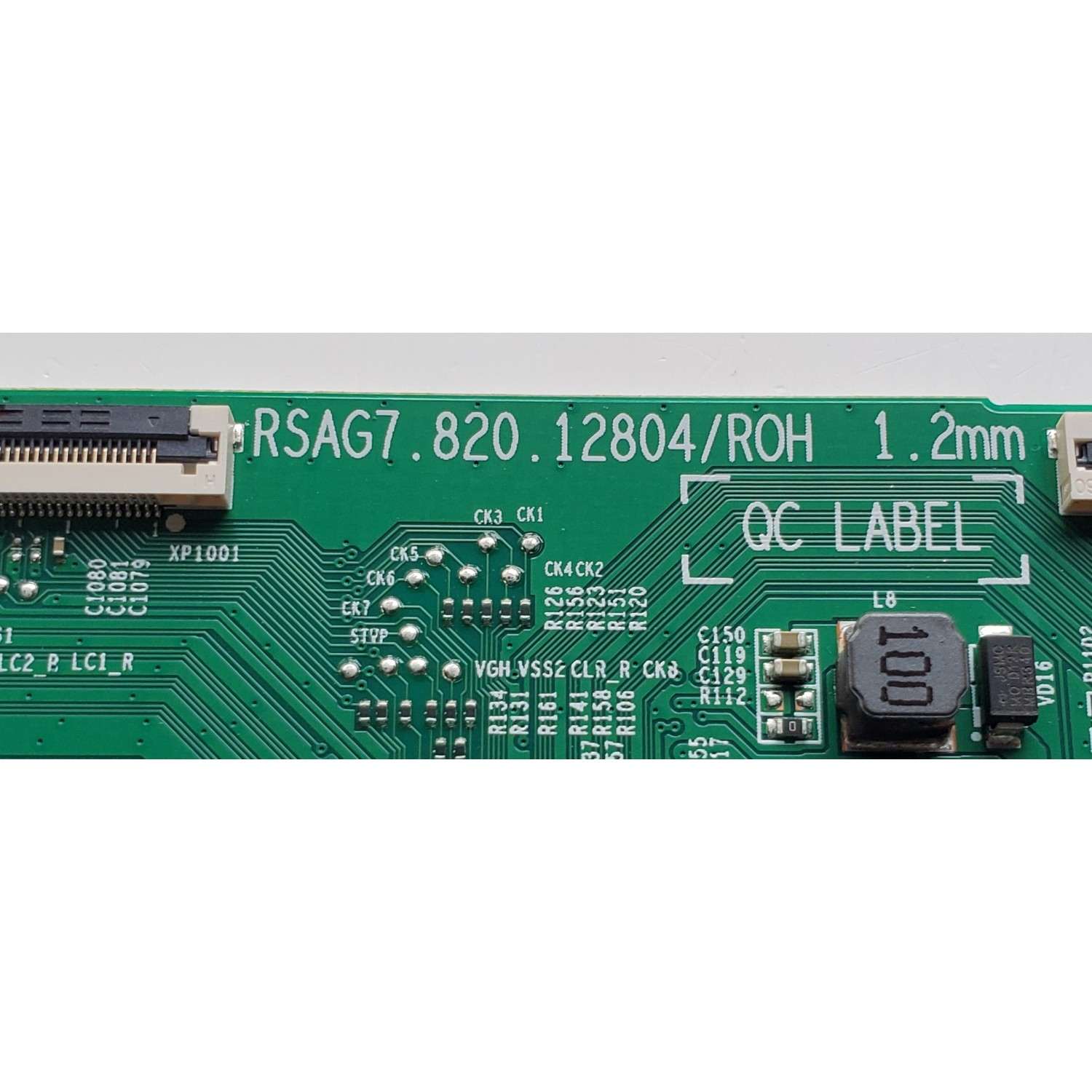 T-CON PARA TV HISENSE / NUMERO DE PARTE 327316 / RSAG7.820.12804/ROH / 343290 / H41802PNS89A / PANEL HD550Y1U74-T0LG\S0\GM\MCKD3A\ROH / HD550H1U71-T0L3\S0\GM\ROH / DISPLAY HF550QUB-F20 / MODELOS 55A65KV / 55A6KV / 55A7GV - Imagen 2