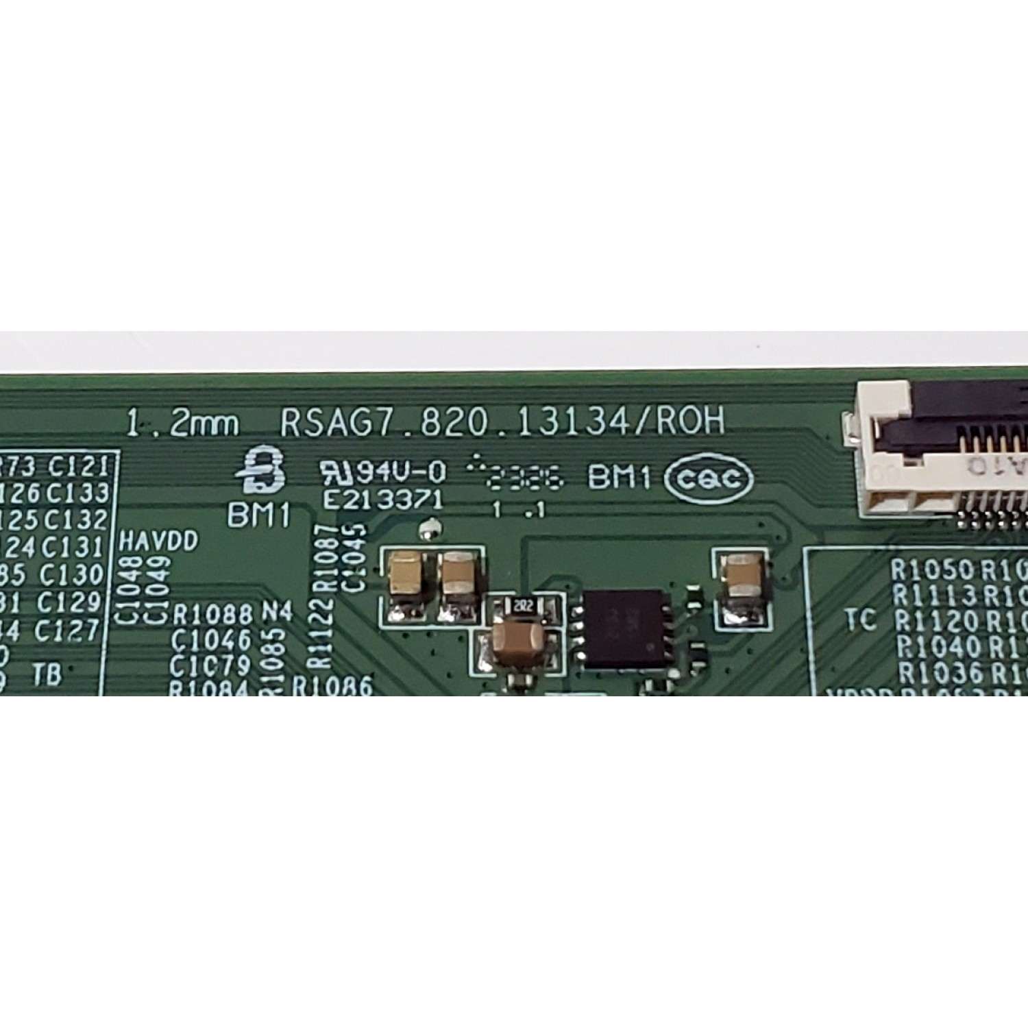 T-CON PARA TV HISENSE / NUMERO DE PARTE 334653 / RSAG7.820.13134/ROH / 348207 / PANEL'S HD550Y1U65-T0L2\GM\MCKD3A\ROH / HD550Y1U65-T0L2\S0\MCKD3A\ROH / DISPLAY PT550GT08-1 VER.1.0 / MODELOS 55A6H / 55A65H - Imagen 3