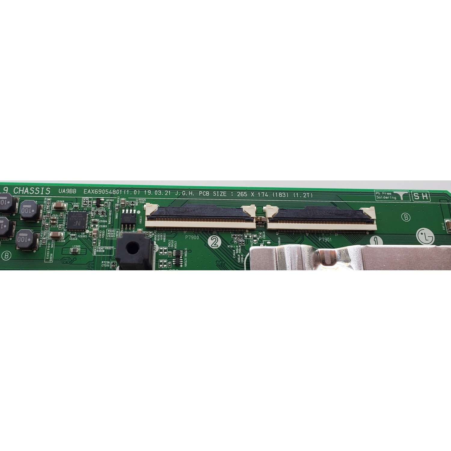 MAIN PARA TV LG / NUMERO DE PARTE EBT66203301 / EAX69054801 / 66203301 / EAX69054801(1.0) / PANEL NC550DQG-AAHX1 / MODELO 55UT640S0UA / 55UT640S0UA.BUSYLKR - Imagen 3