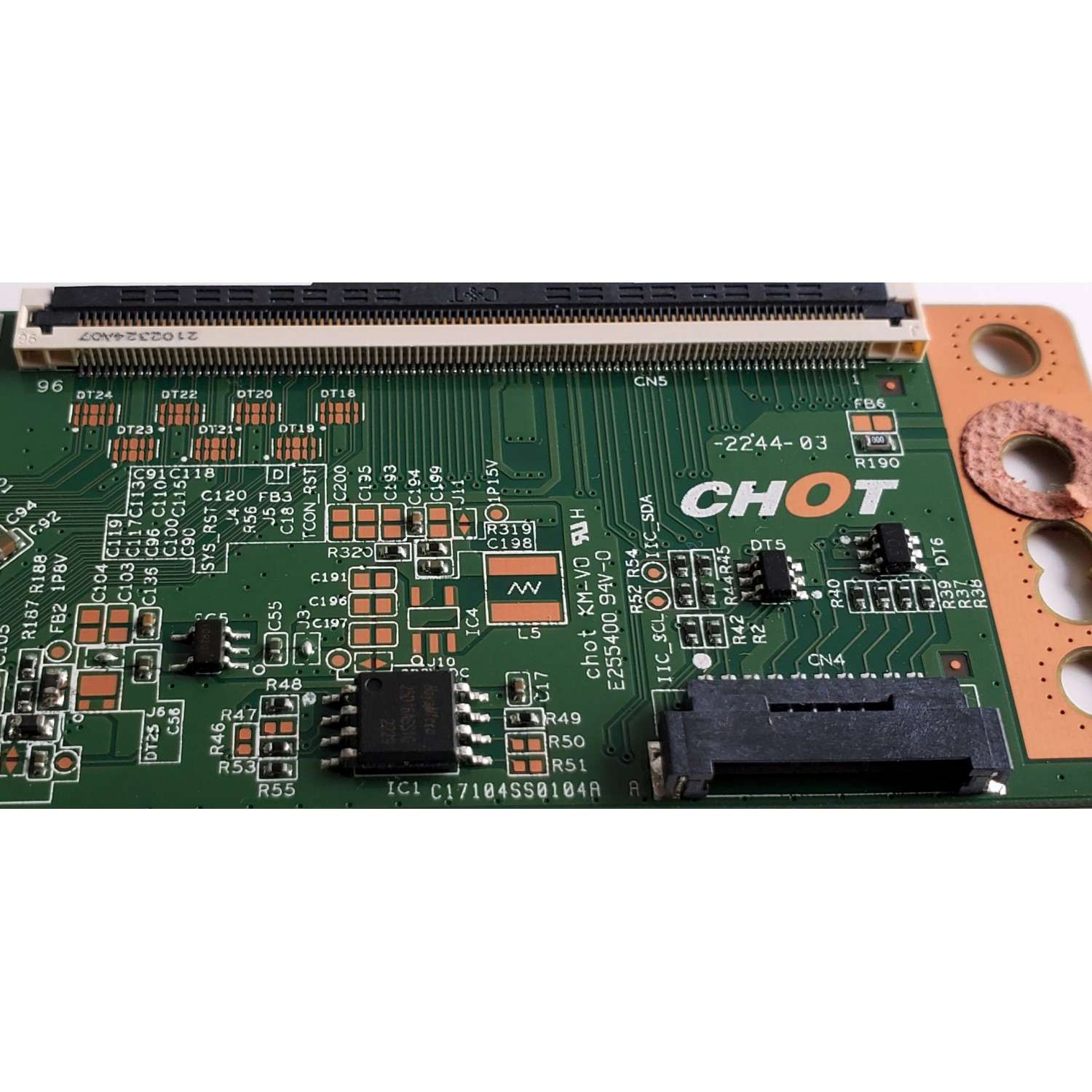 T-CON ORIGINAL PARA TV PHILIPS / VIZIO / NUMERO DE PARTE E3CCBB7000140 / CV700U2-T01 / PANEL LVU700CHDX E0024 / DISPLAY CV700U2-T01 REV:04 / MODELOS 70PFL5656 / 70PFL5656/F8 / 70PUL7553 / 70PUL7553/F7 / V705-J01 / V705-J01 LTCHJRZ / V4K70M-0801 - Imagen 2