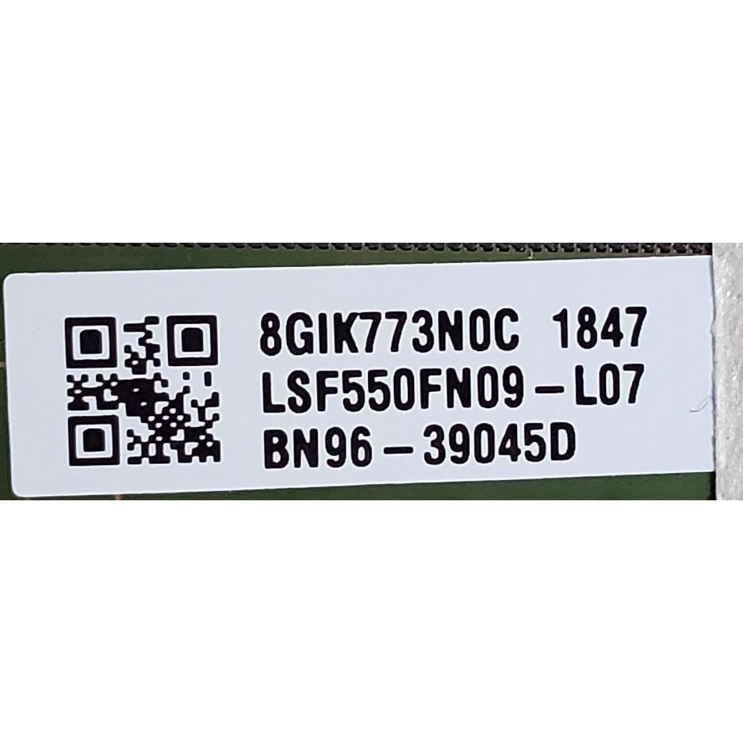 MAIN PARA TV SAMSUNG / NUMERO DE PARTE BN94-13122C / BN41-02656A / BN97-14592B / BN9413122C / PANEL CY-NN055HGLVZH / DISPLAY LSF550FN09 / BN96-39045D / BN9639045D / MODELO LH55QBNE / LH55QBNEBGC/G0 FA01	 - Imagen 3