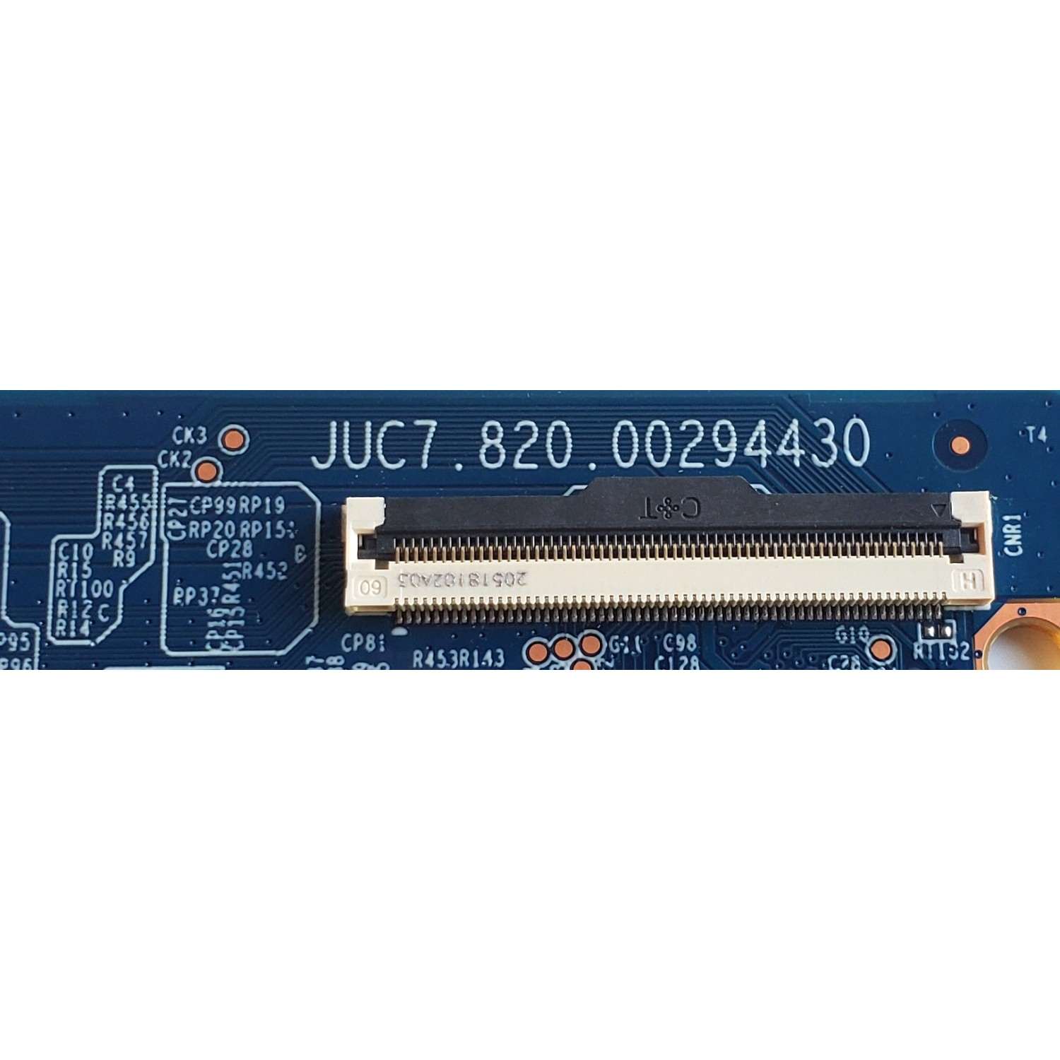 T-CON PARA TV WESTINGHOUSE / NUMERO DE PARTE JUC7.820.00294430 / CQC15001121816 / E479849 2D / 18134210034 / 99B21NGT027300 / PANEL C430Y19-5C / DISPLAY PT430CT02-4 VER1.1 / MODELO WR43FX2212 - Imagen 2