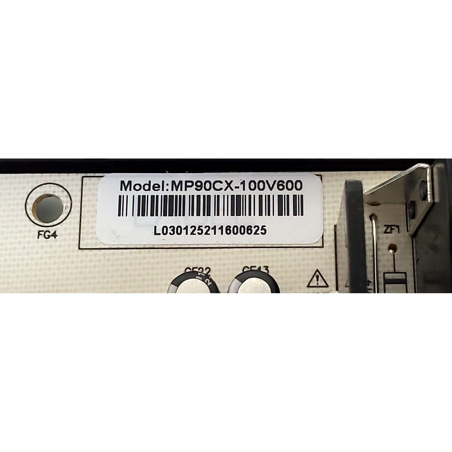 FUENTE DE PODER PARA TV JVC / NUMERO DE PARTE MP90CX-100V9600 / L030125211600625 / PANEL CX430DLEDM / MODELO LT-43EC2512 - Imagen 2
