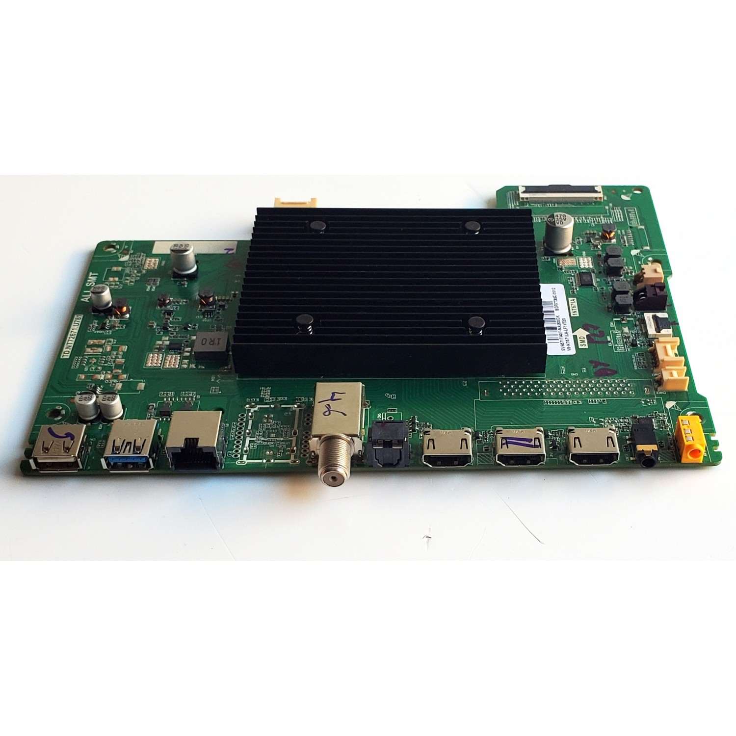 MAIN PARA TV HKPRO / NUMERO DE PARTE SVS671TA07-MA200CK / TD.NT72671.U781 / 1NT671A / V8-NT671LA-LF1V720 / MIDF977385C / P2RK31684A0 / DISPLAY CV580U1-T01 REV:02 / MODELO HKP58UHD7 - Imagen 2