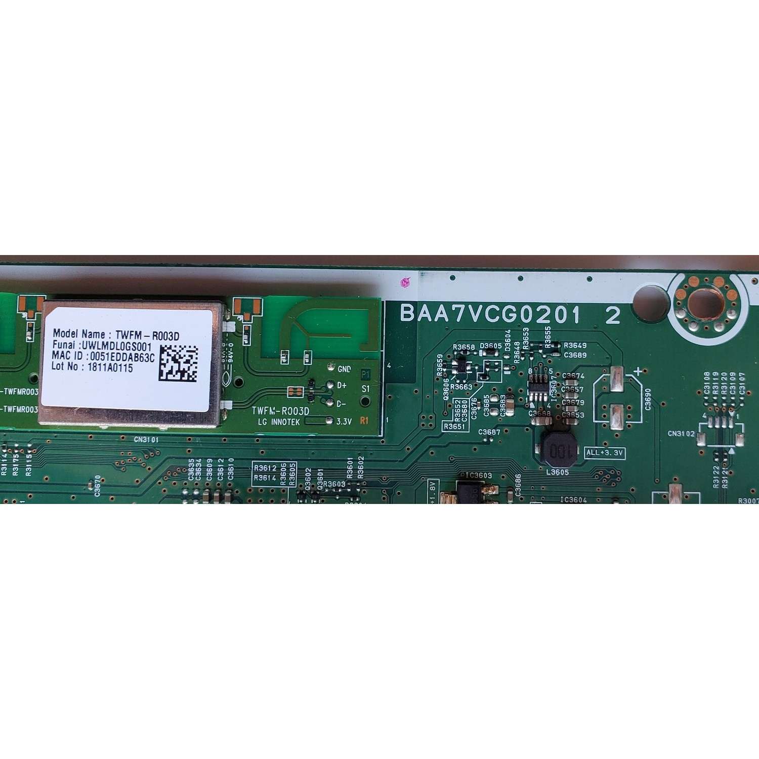 MAIN PARA TV PHILIPS / NUMERO DE PARTE B78LD / BAA7VCG0201 2 / B78LD-F832401148 / AB78LD / BAA7VCG02012 / MODELO 65PFL5603 - Imagen 2
