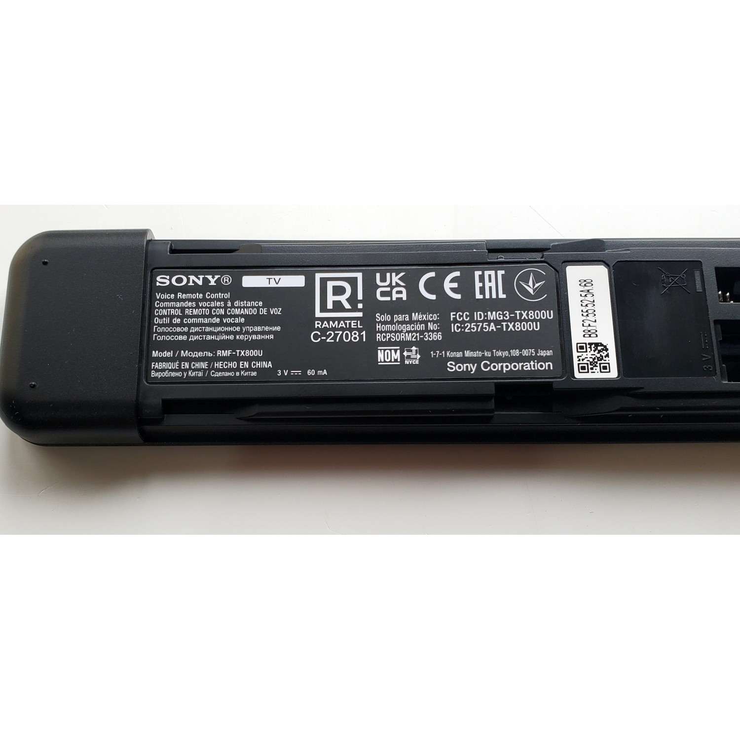 CONTROL REMOTO SONY NUEVO ORIGINAL CON VOZ RMF-TX800U / MG3-TX800U / MODELOS KD-43X80K KD-50X80K KD-50X85K KD-55X80K KD-55X85K KD-65X80K KD-65X85K KD-75X80K XR-55A80K XR-55X90K XR-65A80K XR-65X90K XR-75X90K XR-75X95K XR-77A80K XR-85X90K XR-85X95K - Imagen 5