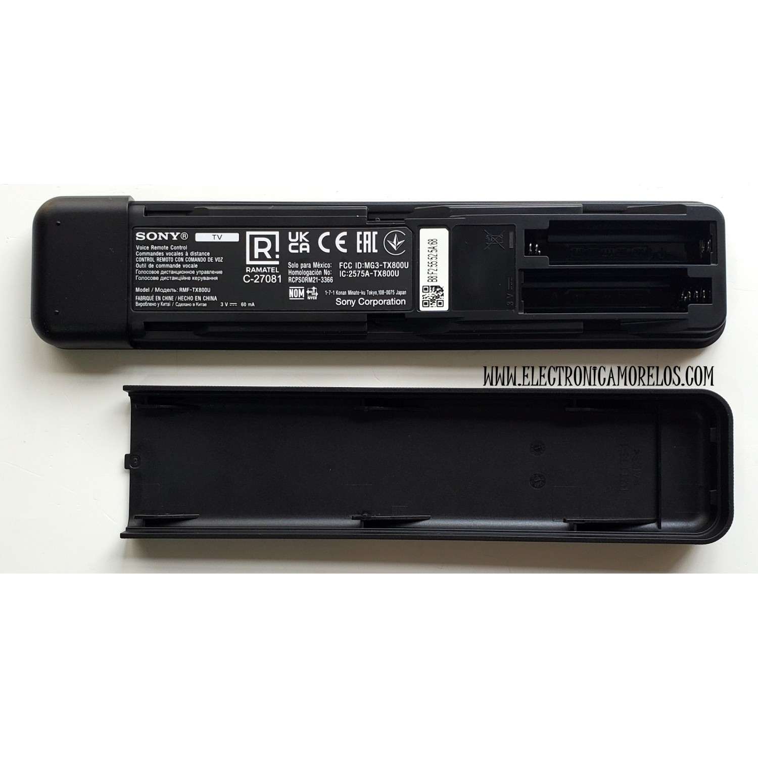 CONTROL REMOTO SONY NUEVO ORIGINAL CON VOZ RMF-TX800U / MG3-TX800U / MODELOS KD-43X80K KD-50X80K KD-50X85K KD-55X80K KD-55X85K KD-65X80K KD-65X85K KD-75X80K XR-55A80K XR-55X90K XR-65A80K XR-65X90K XR-75X90K XR-75X95K XR-77A80K XR-85X90K XR-85X95K - Imagen 2