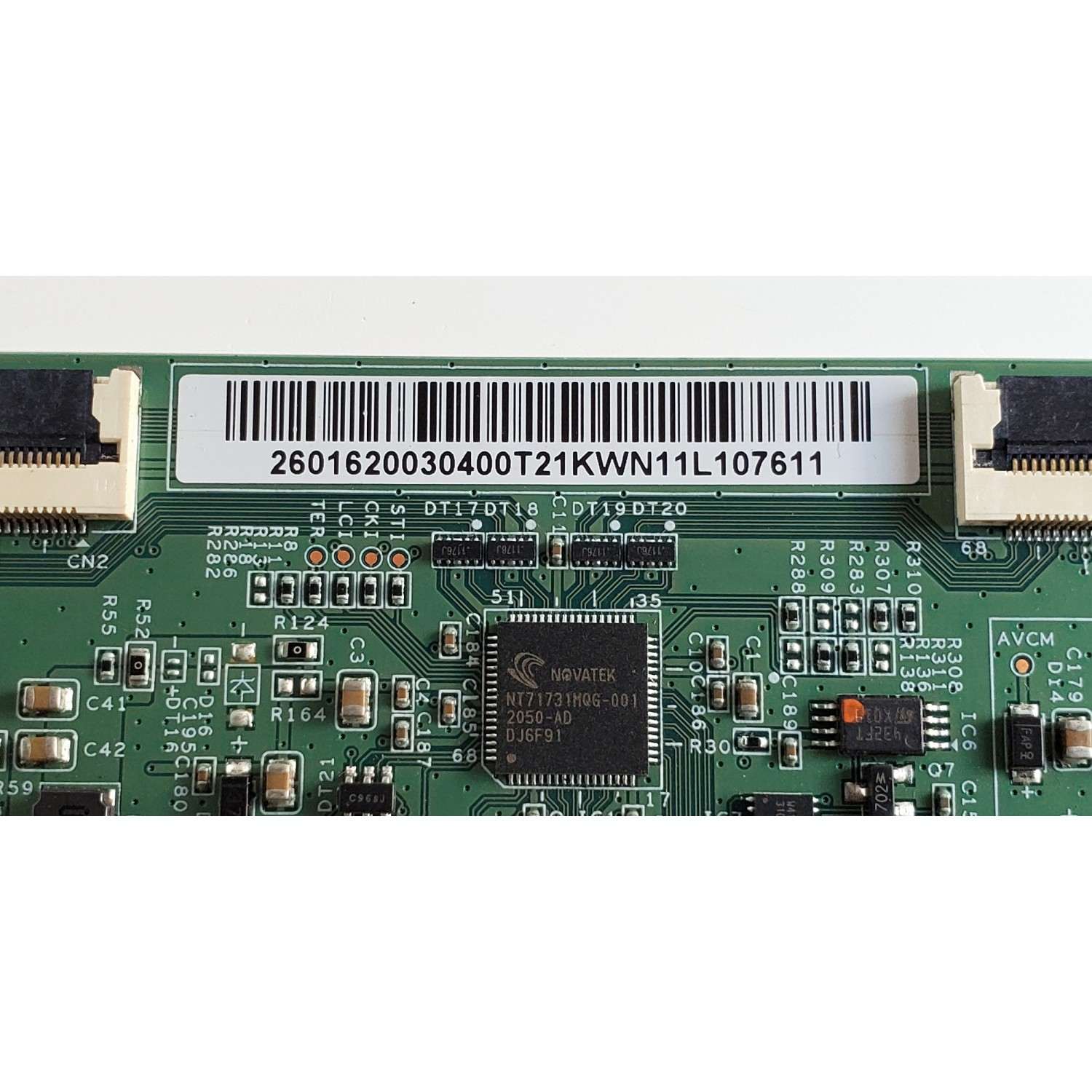 T-CON PARA TV SAMSUNG / NUMERO DE PARTE 2601620030400 / 2601620080400T62  / PT430CT02-3-C-6 / E88441 / DISPLAY PT430CT02-3 VER.1.1 / MODELOS UA43N5001 / UA43N5003 / UN43T5300 / LH43BETMLGKXZX XD05 - Imagen 3