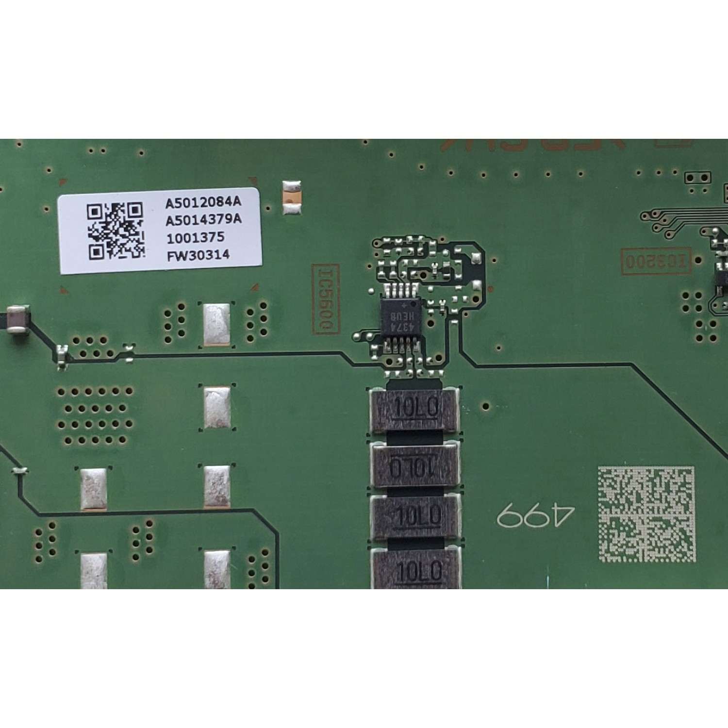 TARJETA INTERFACE PARA SMART TV SONY / NUMERO DE PARTE A5012084A / 1-002-945-11 / A5014379A / 1001375 / PANEL HDAS075DTU02 / DISPLAY T750MVR01.1 / MODELO XBR-75Z8H / XBR75Z8H - Imagen 2