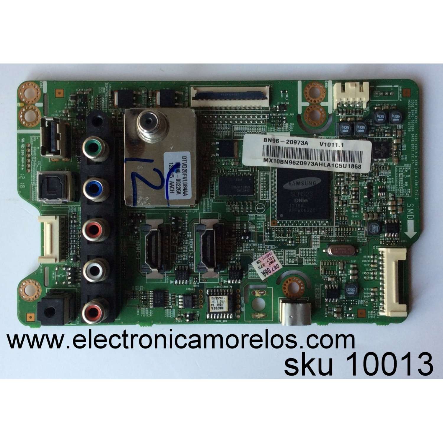 MAIN / SAMSUNG BN96-20973A / BN41-01799A / BN97-06706A / MODELO PN51E450A1FXZA TD02 / PANEL S51AX-YD01 / S51AX-YB01 	
