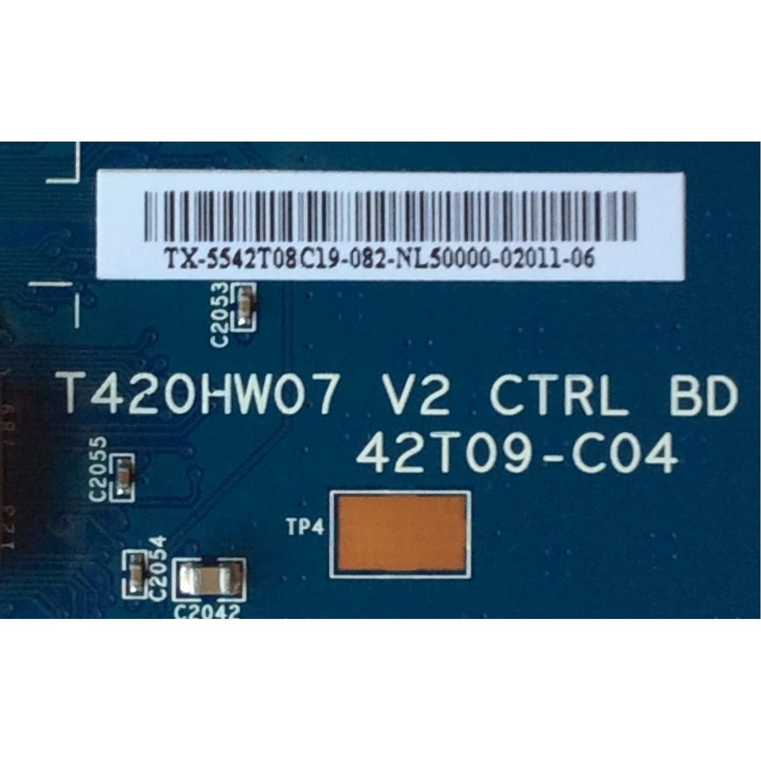 T-CON / SANYO / HITACHI / INSIGNIA 55.42T08.C19 / 42T09-C04 / 5542T08C19 / PANEL T420HW06 V.5 / MODELOS DP42410 P42410-00 / L42S504 / NS-42L550A11 - Imagen 2