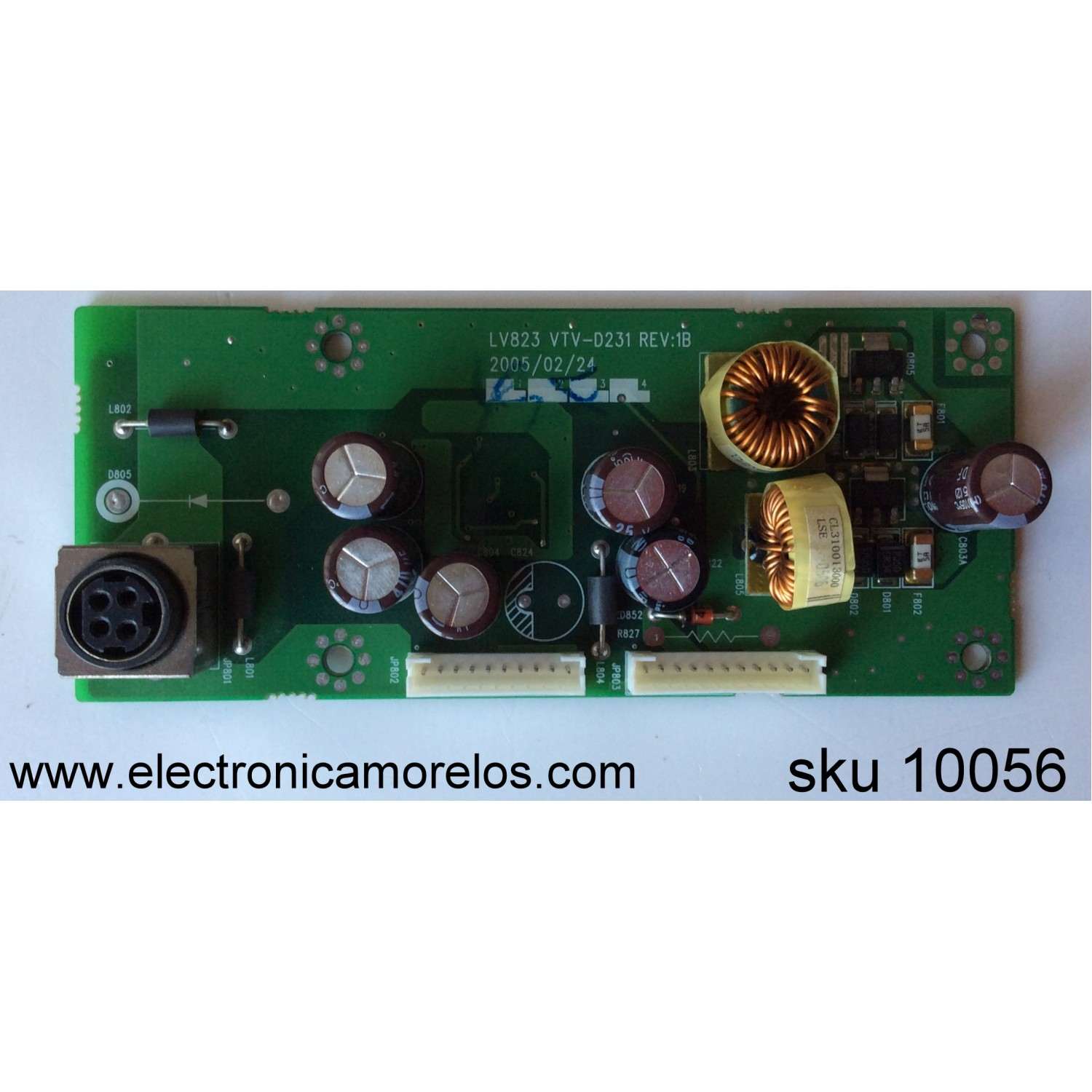 TARJETA PC / NEC 455AB567001 / LV823 VTV-D231 REV:1B / MODELO L234GC	