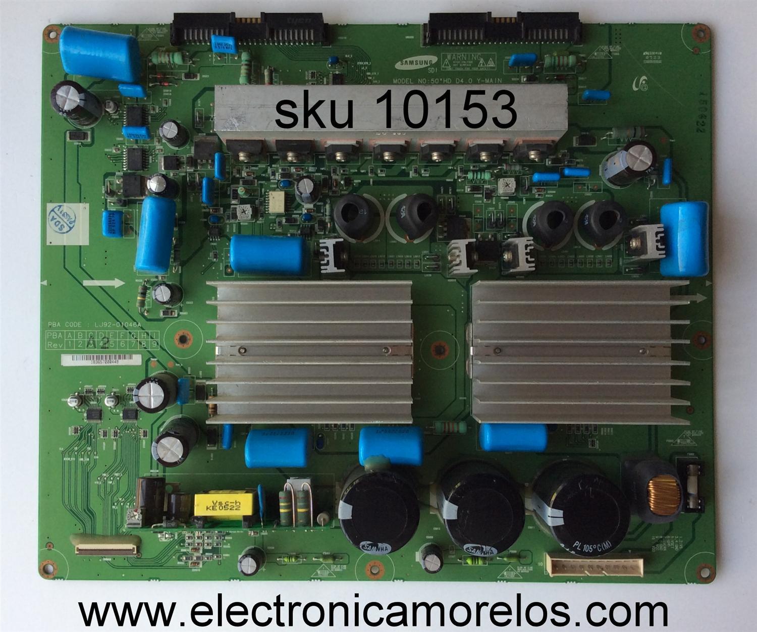 Y-SUS / SAMSUNG LJ92-01046A / LJ41-02317A / BN96-02025A / 996500030030 / PANEL S50HW-YB03 / MODELOS 50MF231D/37 / HPR5072CX/XAC / HPR5052X/XAA / HPR5052CX/XAC / HPR5012X/XAA / PPM50M5HBX/XAA / 50PF9630A/37 / 50PF7321D/37 / 50PF7320A/37
