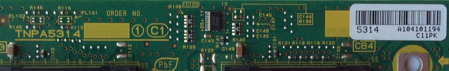 C1 BUFFER / PANASONIC TXNC11PKUU / TNPA5314 / MODELO TC-P42S30 / PANEL MC106FU1411	 - Imagen 2