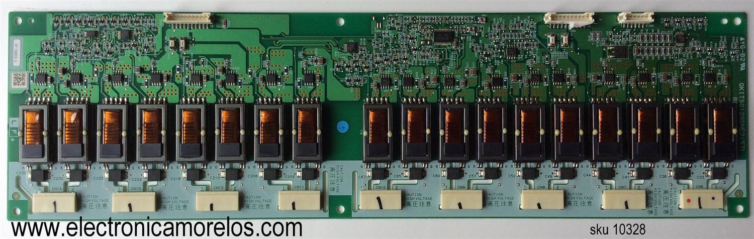 BACKLIGHT INVERSOR / INSIGNIA RDENC2203TPZB / QKITS0129SNE2(57) / MODELO IS-LCDTV32 / PANEL LQ315T3LZ21	
