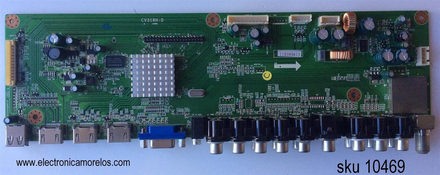 MAIN / SEIKI 1105H0615 / CV318H-D / MODELO LC-40G81 / PANEL LTA400HF11-W03	