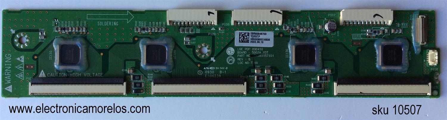 BUFFER YDRVTP / LG EBR62646703 / EAX61157101 / MODELO 50PQ20-UA.AUSRTHR / PANEL PDP50G20324	