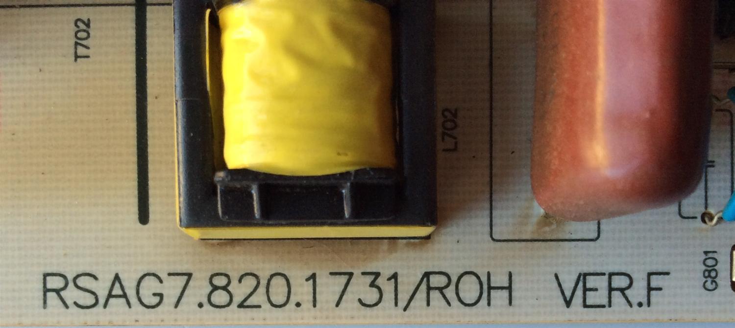 FUENTE DE DE PODER PARA TV HISENSE / NUMERO DE PARTE 123568 / RSAG7.820.1731/ROH / CQC03001003024 / E166702 / LHD32V78HUS / HLI-2637WA / PANEL LC320WXE (SB)(V2) / MODELOS H32V77C / LHD32V78HUS - Imagen 2
