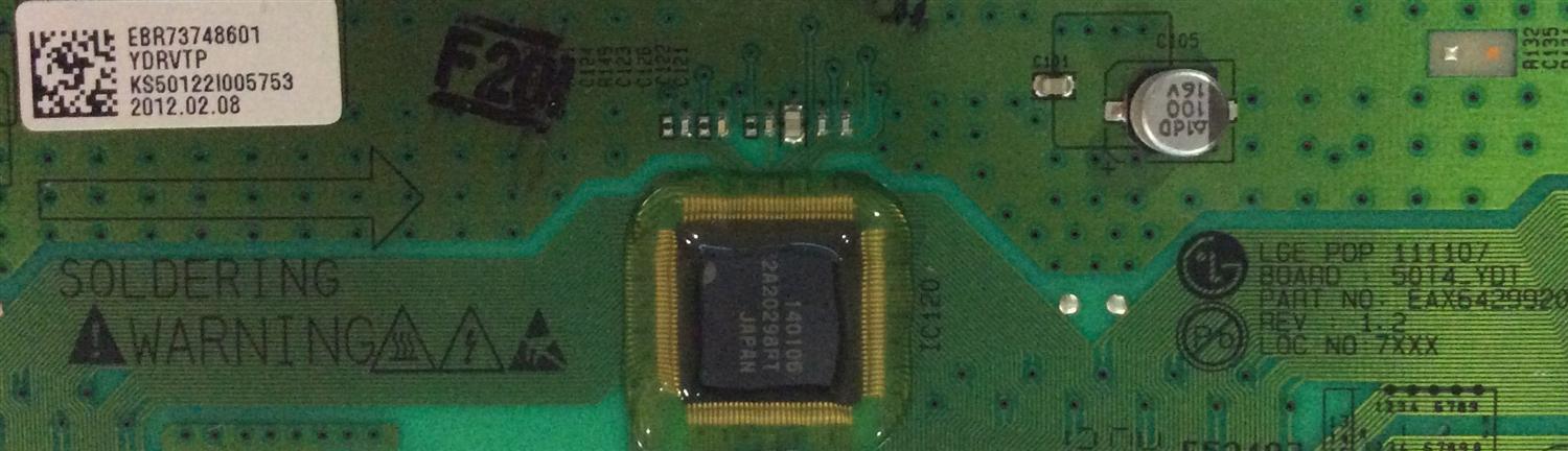 BUFFER / LG EBR73748601 / EAX6429920 / MODELO 50PA4500-UF.AUSLLUR / PANEL PDP50T40000	 - Imagen 2