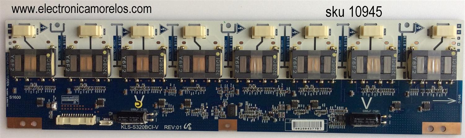 BACKLIGHT INVERSOR / SAMSUNG KLS-S320BCI-V / KLS-S320BCI-V REV:01 / MODELO LNS3251DX/XAA / PANEL LTA320WT-L14-00R	