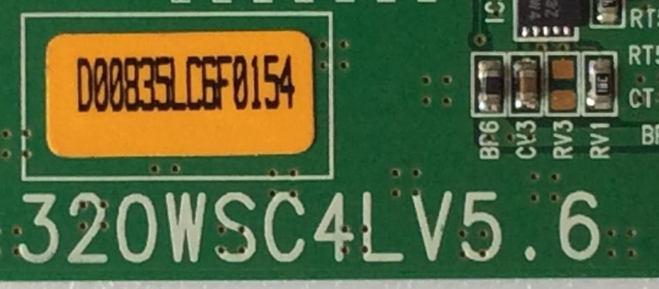 T-CON / SAMSUNG LJ94-00835L / 00835L / 320WSC4LV5.6 / MODELO LNS3251DX/XAA / PANEL LTA320WT-L14-00R	 - Imagen 2