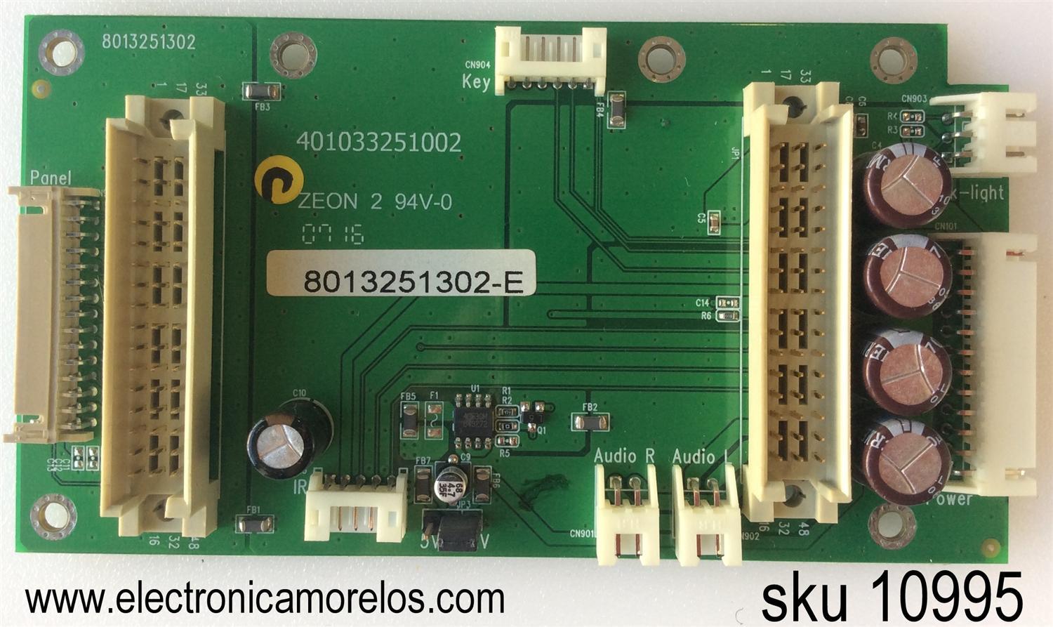 TARJETA INTERFACE / SOYO 8013251302-E / 401033251002 / MODELO MT-SYTPT2627AB / PANEL QD26HL01 REV:01	