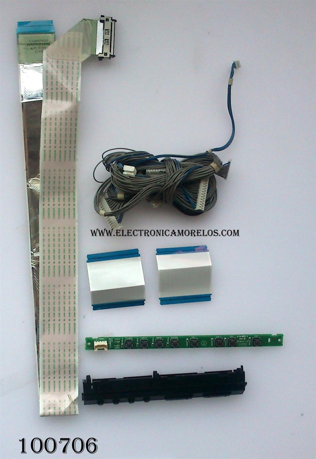 KIT DE CABLES DE TV / LG EAD60679313 / EAX56608701(2) / MODELO 47LH303	