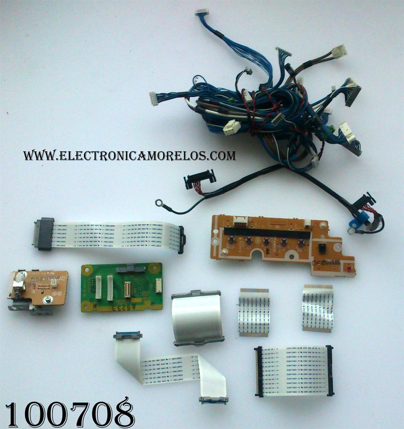 KIT DE CABLES PARA TV / PANASONIC TNPA3603AE / TNPA3604AC / TNPA3855 / MODELO TH-42PD60U	