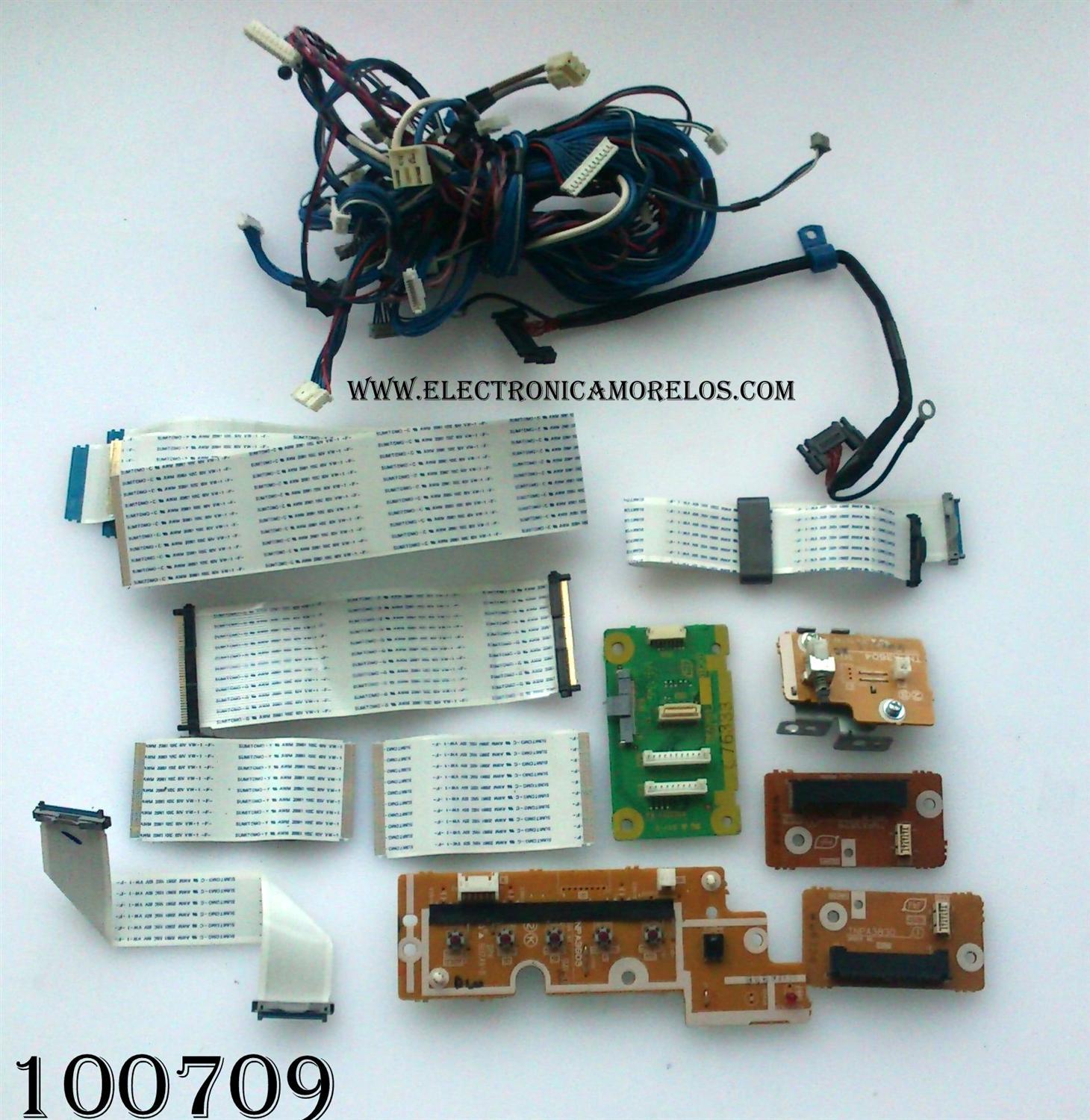 KIT DE CABLES PARA TV / PANASONIC TNPA3603AE / TNPA3604AC / TNPA3855 / MODELO TC-P50UT50	