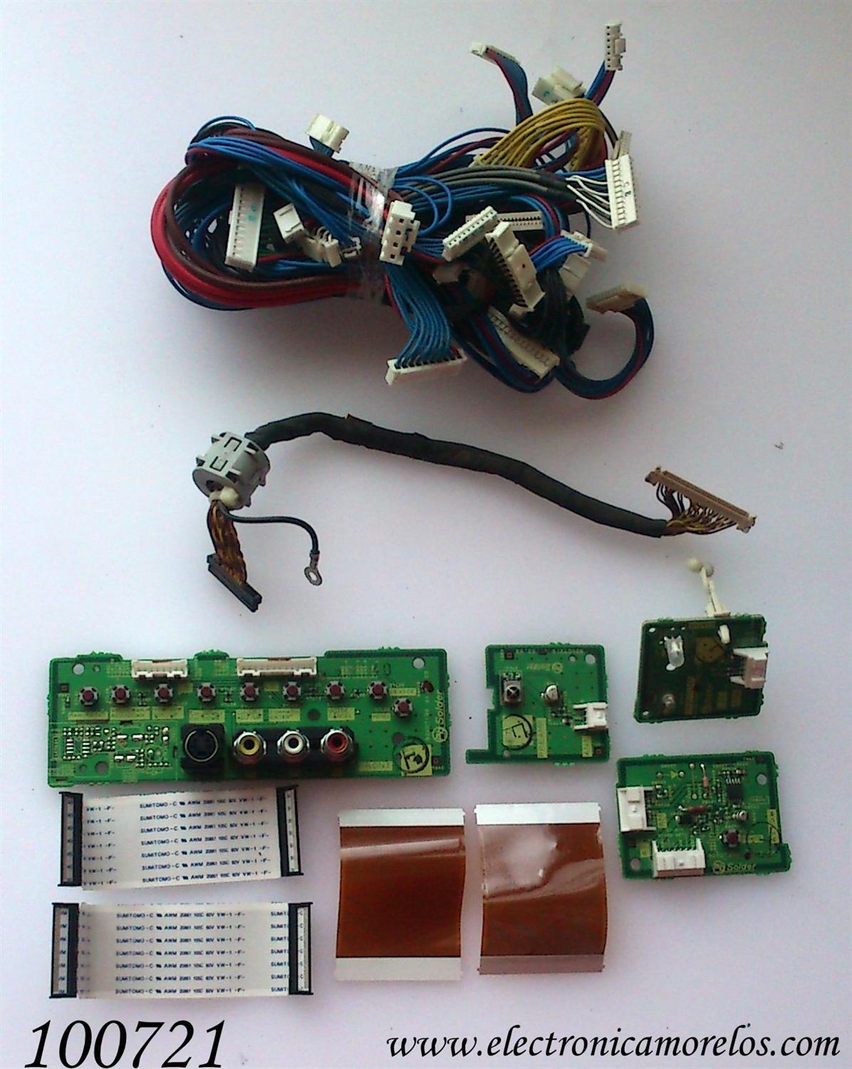 KIT DE CABLES PARA TV / MITSUBISHI 920D7190 02 / 920D7230 01 / 920D7200 01 / 920D7210 01 / MODELO LFT-37131	