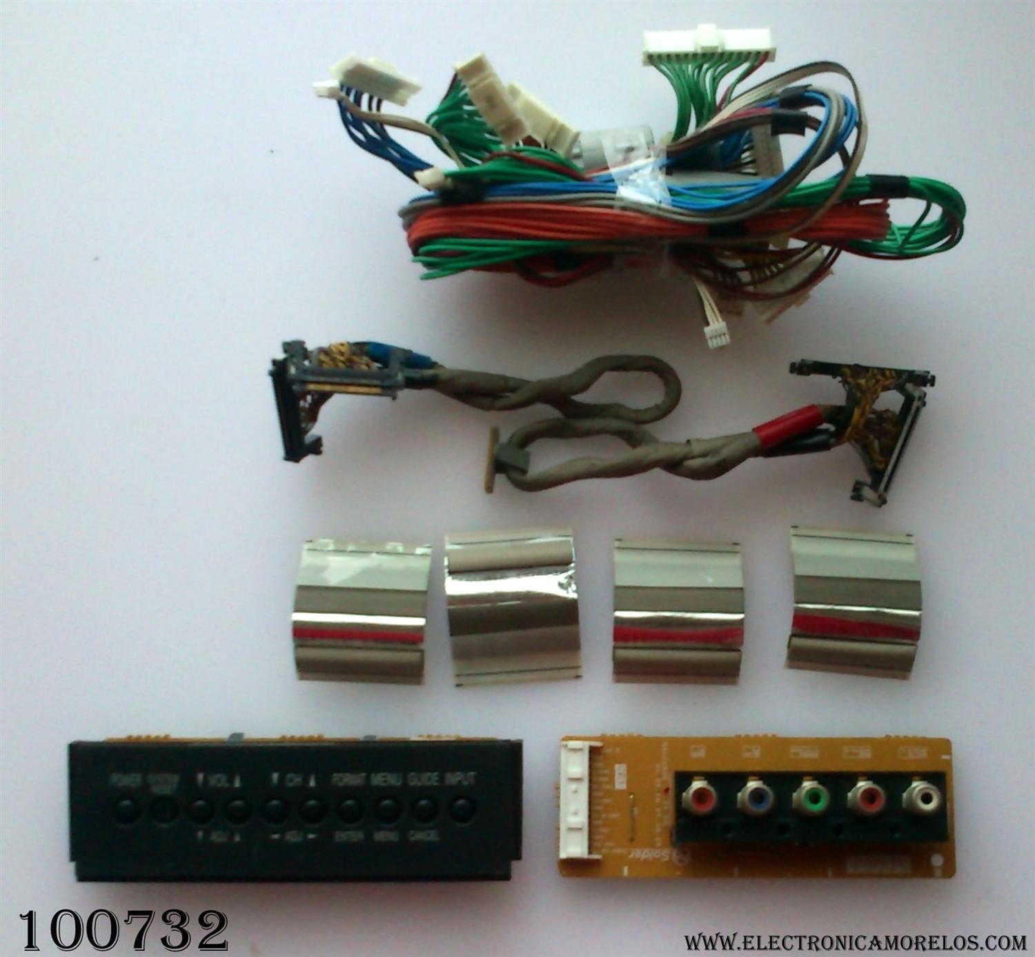 KIT DE CABLES PARA TV / MITSUBISHI 93D008001 / 211A95001 / 934C293001 / MODELO LT-46149	
