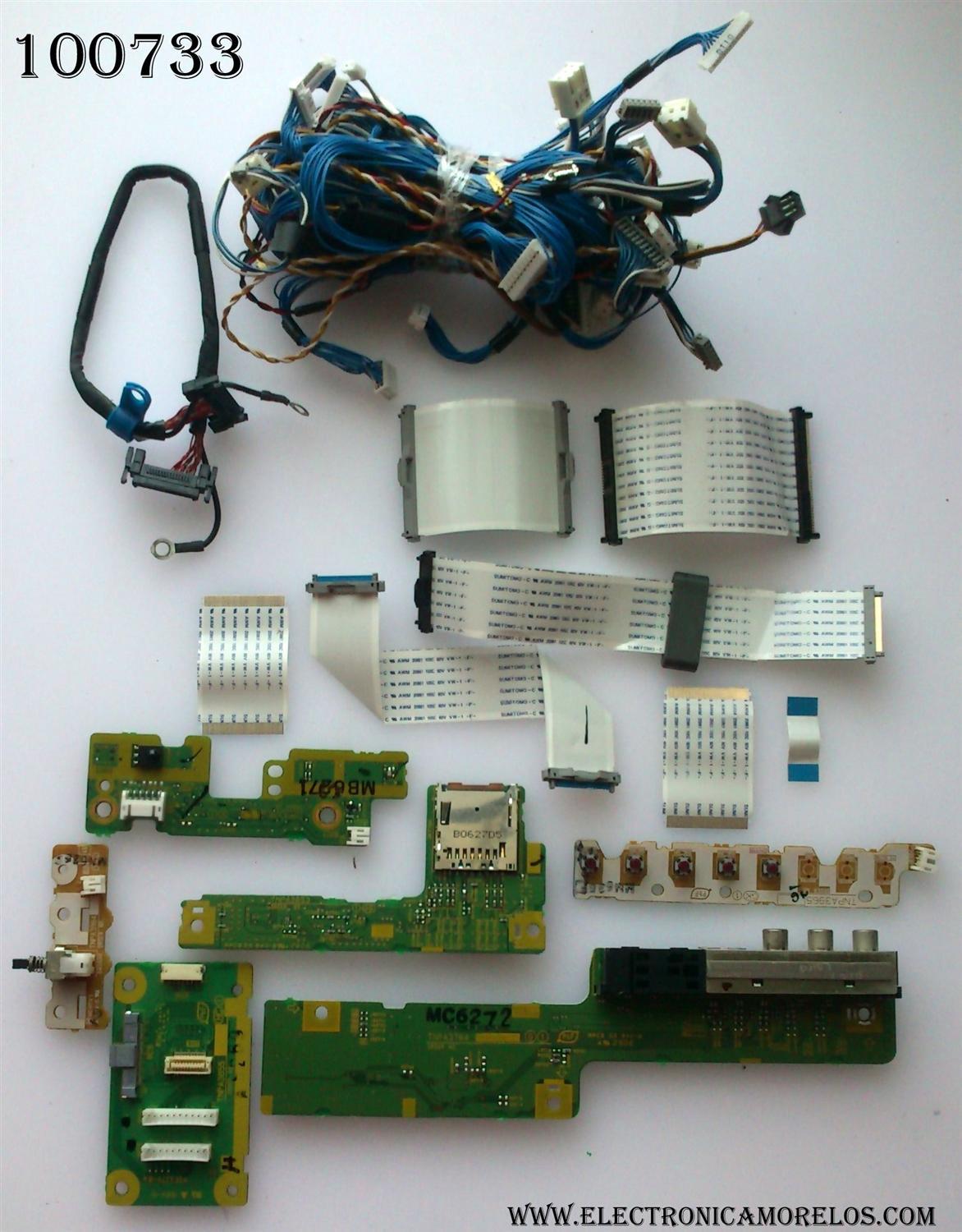 KIT DE CABLES PARA TV /PANASONIC TNPA3965AG / TNPA3762AG / TNPA3764 / TNPA3853 / TNPA3964 / TNPA3855 / MODELO TH-37PX60U	