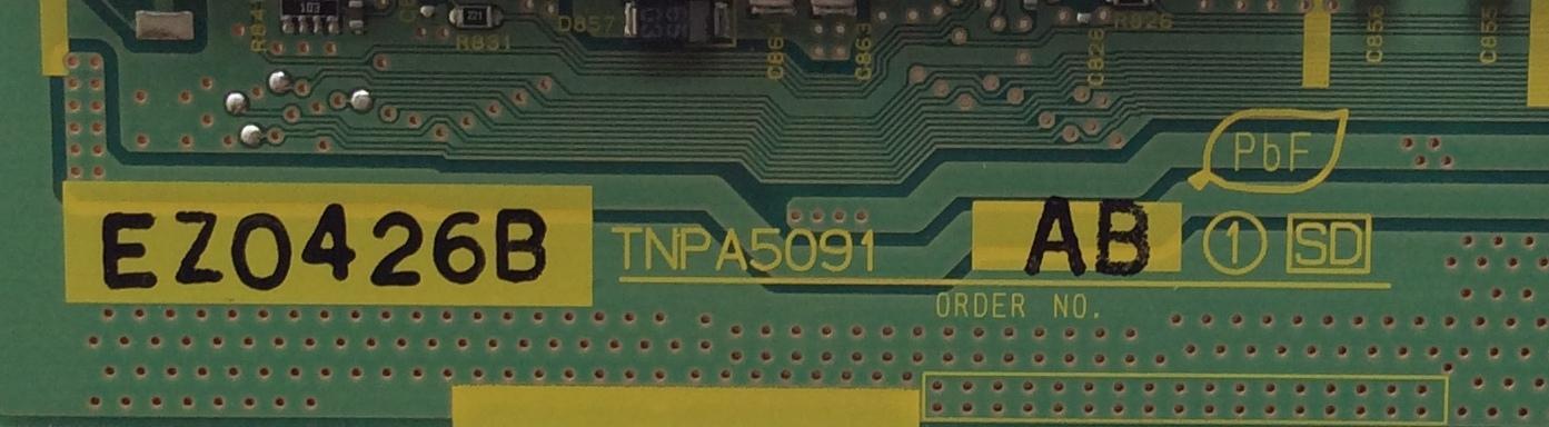 BUFFER SD / PANASONIC TXNSD1LTUU / TNPA5091AB / MODELO TX-P50VT20B / PANEL MC127T19P13	 - Imagen 2