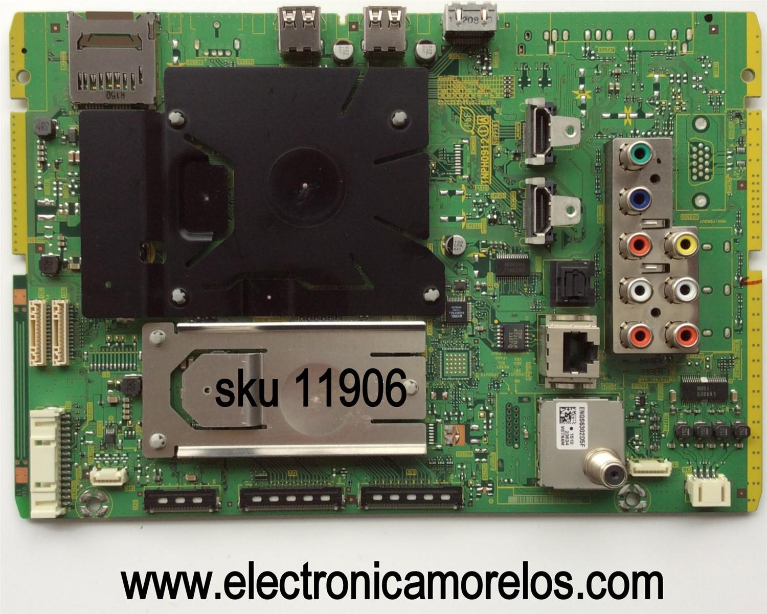 MAIN / PANASONIC TXN/A1PAUUS / TNPH0912AD / TNPH0912AT / MODELO TC-P55ST30 / PANEL MC140FU1431	