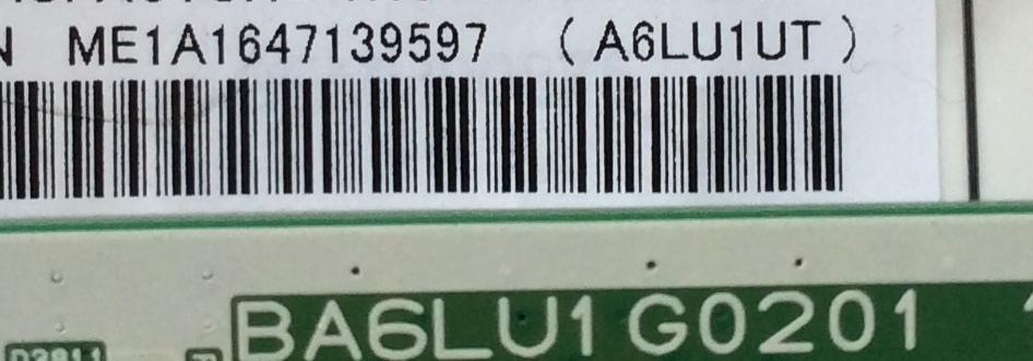 MAIN / MAGNAVOX A6LU1UT / BA6LU1G0201 1 / MODELO 50MV336X/F7 / PANEL U6AU0XT	 - Imagen 2