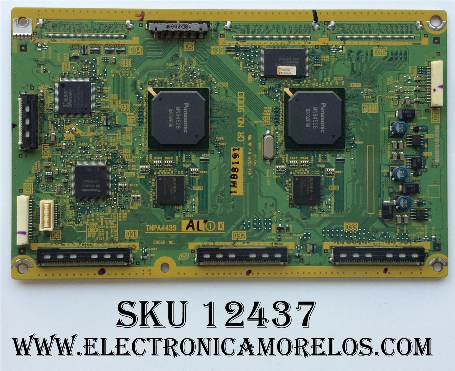 MAIN LOGICA / PANASONIC TNPA4439ALS / TNPA4439AL / TNPA4439 / MODELO TH-42PZ800U	
