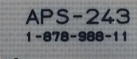 FUENTE DE PODER / SONY APS-244(G2CE) / 1-878-988-11	 - Imagen 3