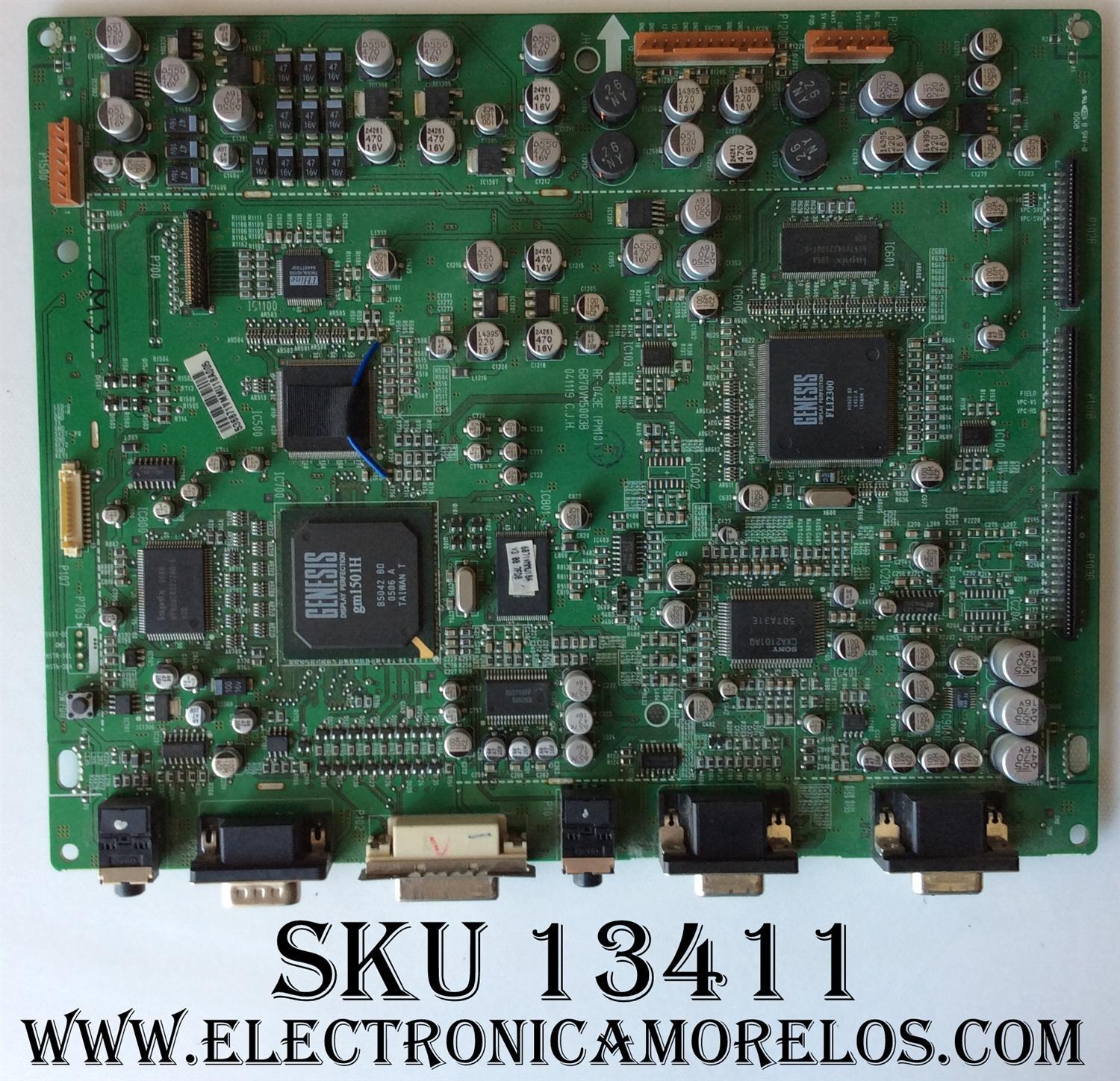 MAIN / LG 6871VMMU18A / 6870VM5003A / 6870VM5003B / 6870VM5003C / 6870VM1007A / MODELO MU-42PM11	