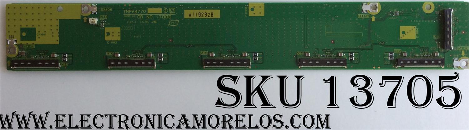 BUFFER / PANASONIC TNPA4770 / TNPA4770 / MODELO TC-P54Z1  /  PANEL MC137F21Z12