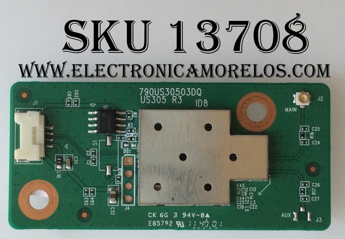 MODULO WI-FI / VIZIO 9WUS305TPF00Q / 790US30503DQ / US305 / 305GLUSBGA54QT / MODELO E551VA LTLPKZAM