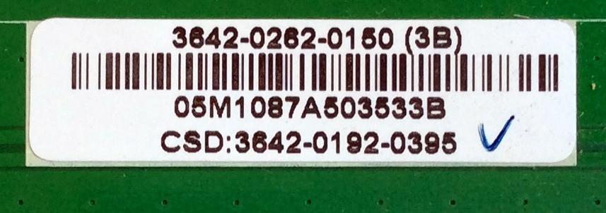MAIN / VIZIO 3642-0262-0150 / 0171-2272-2293 / PANEL LC420WX7(SL)(A1) / MODELO VW42LHDTV10A	 - Imagen 2