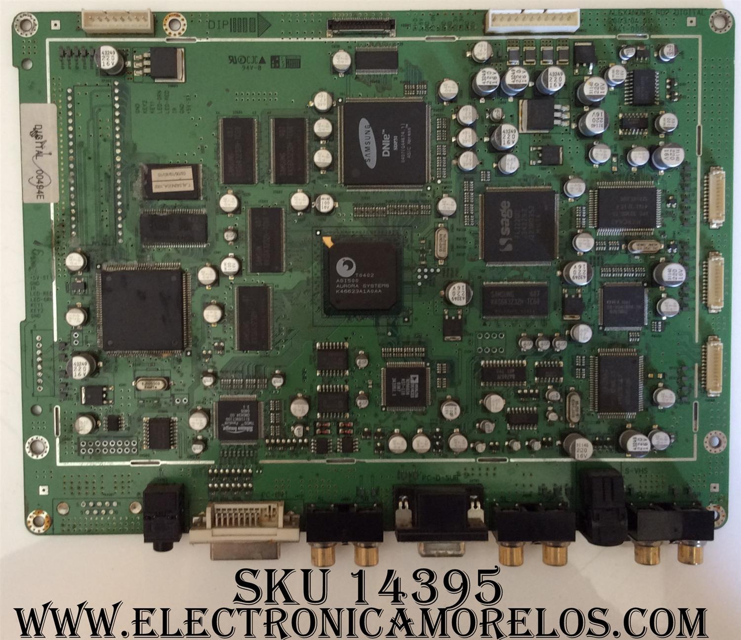 TARJETA DIGITAL / AKAI BN94-00494E / AA41-00836C / MODELO PDP4294 / PANEL S42SD-YD04
