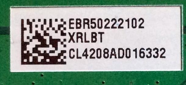 XL BUFFER / LG EBR50222102 / EAX52682201 / XRLBT / 42G1A_XL / LGEPDP 080402 / MODELO VP422HDTV10A / PANEL PDP42G1T245 / PDP42G1XXXX - Imagen 3