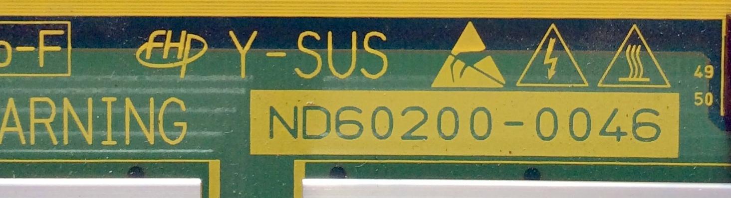 Y-SUS /HITACHI JP54581 / ND60200-0046 /PANEL FPF50C160135UA-55 / MODELO P50H401 / P50T501 / P50H4011	 - Imagen 3