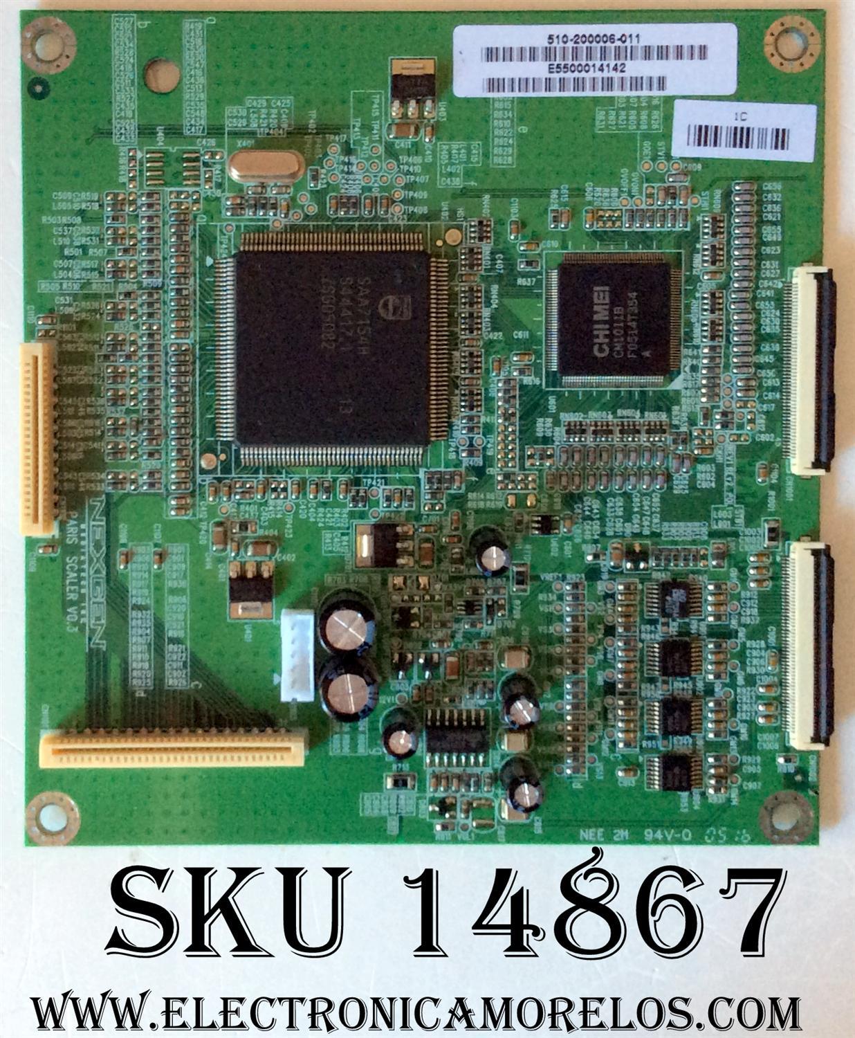 MAIN DIGITAL  / WESTINGHOUSE 510-200006-011 / E5500014142 / 94V-0 / MODELO LTV-20V4